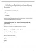 Med biochem - Exam 2 part 2 Questions And Answers All Correct