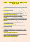 NGN ATI FUNDAMENTAL PRACTICE NURSING EXAM 2023/2024 A+ GRADE