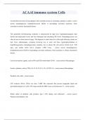 ACAAI immune system Cells Questions and correct answers 2023&sol;2024