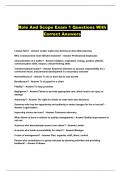ROLE AND SCOPE BUNDLED EXAMS WITH COMPLETE SOLUTIONS