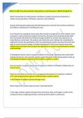 WGU C105 Pre-Assessment Questions and Answers 2024 Graded A&plus;