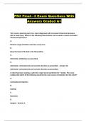 PN3 Final—3 Exam Questions With Answers Graded A+