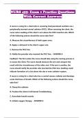 NURS 455 BUNDLED EXAMS WITH SOLUTION
