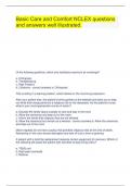 NCLEX LPN Basic Care and Comfort questions and answers  bundled exam&period;