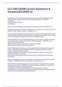 CLC 046 EXAM PACK&excl;&excl;