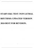 STARN EKG TEST &lpar;NON LETHAL RHYTHMS&rpar; UPDATED VERSION 2024 BEST FOR REVISION&period;