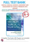 Test Bank For Lewis Medical Surgical Nursing&comma; 10th Edition by Lewis &lpar;2017-2018&rpar;&comma; 9780323328524&comma; Chapter 1-68 All Chapters with Answers and Rationals 