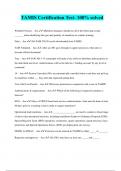 TAMIS Certification Test- 100&percnt; solved