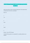 111E.03 Makeup Design Skills Exam Questions and Answers (Graded A)