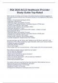  RQI 2025 ACLS Healthcare Provider Study Guide 