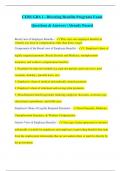 CEBS GBA 1 - Directing Benefits Programs Exam Questions & Answers &vert; Already Passed