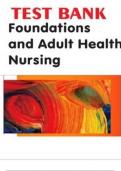 ADULT HEALTH NURSING TESTBANK-Cooper and Gosnell Foundations and Adult Health Nursing, 7th Edition- COMPLETE TESTBANK