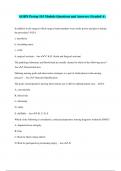 AORN Periop 101 Module Questions and Answers (Graded A)