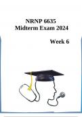 NRNP6635 / NRNP 6635 : Midterm Exam - Psychopathology and Diagnostic Reasoning – Walden  (Latest 2024 / 2025)