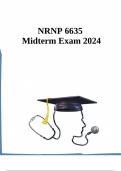 NRNP6635 / NRNP 6635 MIDTERM EXAM 2024