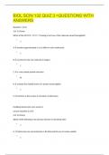 BIOL SCIN 132 QUIZ 3 >QUESTIONS WITH ANSWERS