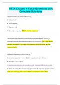RETA Chapter 1 Study Questions with Complete Solutions