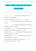 Phoenix Volume 2 Questions and Answers Already Passed