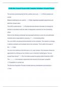 COR 106 &lpar;Actual&rpar; Exam with Complete Solutions Already Passed