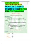 ATI RN Adult Medical SurgicalOnline Practice