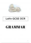 GCSE OCR Latin Grammar Summary Notes (Whole Course)