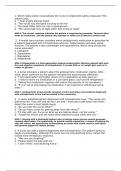 Mental Health Nursing - exam 2 - practice questions