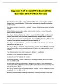 Jeppesen A&P General Oral Exam &lpar;CCC&rpar; Questions With Verified Answers