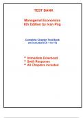 Test Bank for Managerial Economics, 6th Edition Png (All Chapters included)