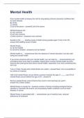 Mental Health pt2&period;MENTAL 2023 questions and answers all correct