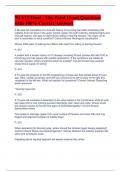 NU673 Final - The Point Exam Questions with 100&percnt; Correct Answers 