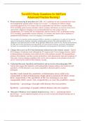 Nurs6001Study Questions for MidTerm Advanced Practice Nursing I