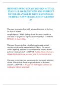 HESI MED SURG 2 EXAM 2023-2024 ACTUAL EXAM ALL 100 QUESTIONS AND CORRECT DETAILED ANSWERS WITH RATIONALES &lpar;VERIFIED ANSWERS&rpar; &vert;ALREADY GRADED A&plus; 