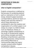 English composition,types and procedures of composition writting and Essay writting,it types and structures