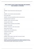 FNP 3 EXAM 2 STUDY GUIDE QUESTIONS AND ANSWER 2023 GRADED A&plus; UPGRADE