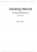 Solutions Manual For Nature of Mathematics 13th Edition By Karl Smith (All Chapters, 100% Original Verified, A+ Grade)