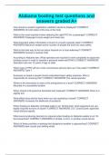 Alabama boating test questions and answers graded A&plus;