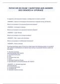 PATHO NR 283 EXAM 1 QUESTIONS AND ANSWER 2023 GRADED A&plus; UPGRADE