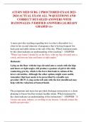 ATI RN MED SURG 2 PROCTORED EXAM 2023-2024 ACTUAL EXAM ALL 70 QUESTIONS AND CORRECT DETAILED ANSWERS WITH RATIONALES &lpar;VERIFIED ANSWERS&rpar; &vert;ALREADY GRADED A&plus; 