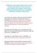 SNHD EMT PARAMEDIC PROTOCOL EXAM LATEST 2023-2024 ACTUAL EXAM 250 QUESTIONS AND CORRECT DETAILED ANSWERS WITH RATIONALES &lpar;VERIFIED ANSWERS&rpar; &vert;ALREADY GRADED A&plus; 
