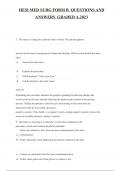 HESI MED SURG FORM B QUESTIONS AND ANSWERS GRADED A&period;VSU 2023&period;Qualified