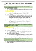 ATI RN Adult Medical Surgical Proctored 2019 A Updated