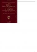 The Legal Environment of Business Text and Cases Ethical Regulatory Global&comma; and Corporate Issues 8th Edition by Frank B&period; Cross  - Test Bank