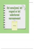 PowerPoint voornaamwoorden groep 8 PABO