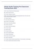 Vituity Scribe Training Pre-Classroom Training Exam 2023