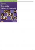 Wongs Essentials of Pediatric Nursing 9 Part 2 of 2 By Maryln - Test Bank