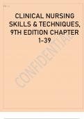 CLINICAL NURSING SKILLS & TECHNIQUES, 9TH EDITION CHAPTER  1-39