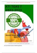 ATI TEAS 7 STUDY GUIDE & PRACTICE QUESTIONS 2023-2024.