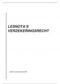 Lesnota's verzekeringsrecht 2023-2024