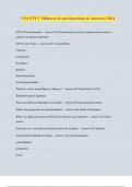 USA PTP 1 Midterm Exam Questions & Answers&vert; 2024