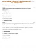 (BIOS-256) ANATOMY & PHYSIOLOGY IV WITH LAB EXAM 2 A WITH 100% CORRECT ANSWERS| (spring exam)